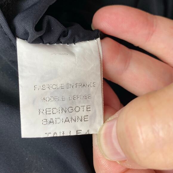 Deca Paris Tunic Dress Size M/L Black Mesh Art To Wear Modern - Picture 6 of 8